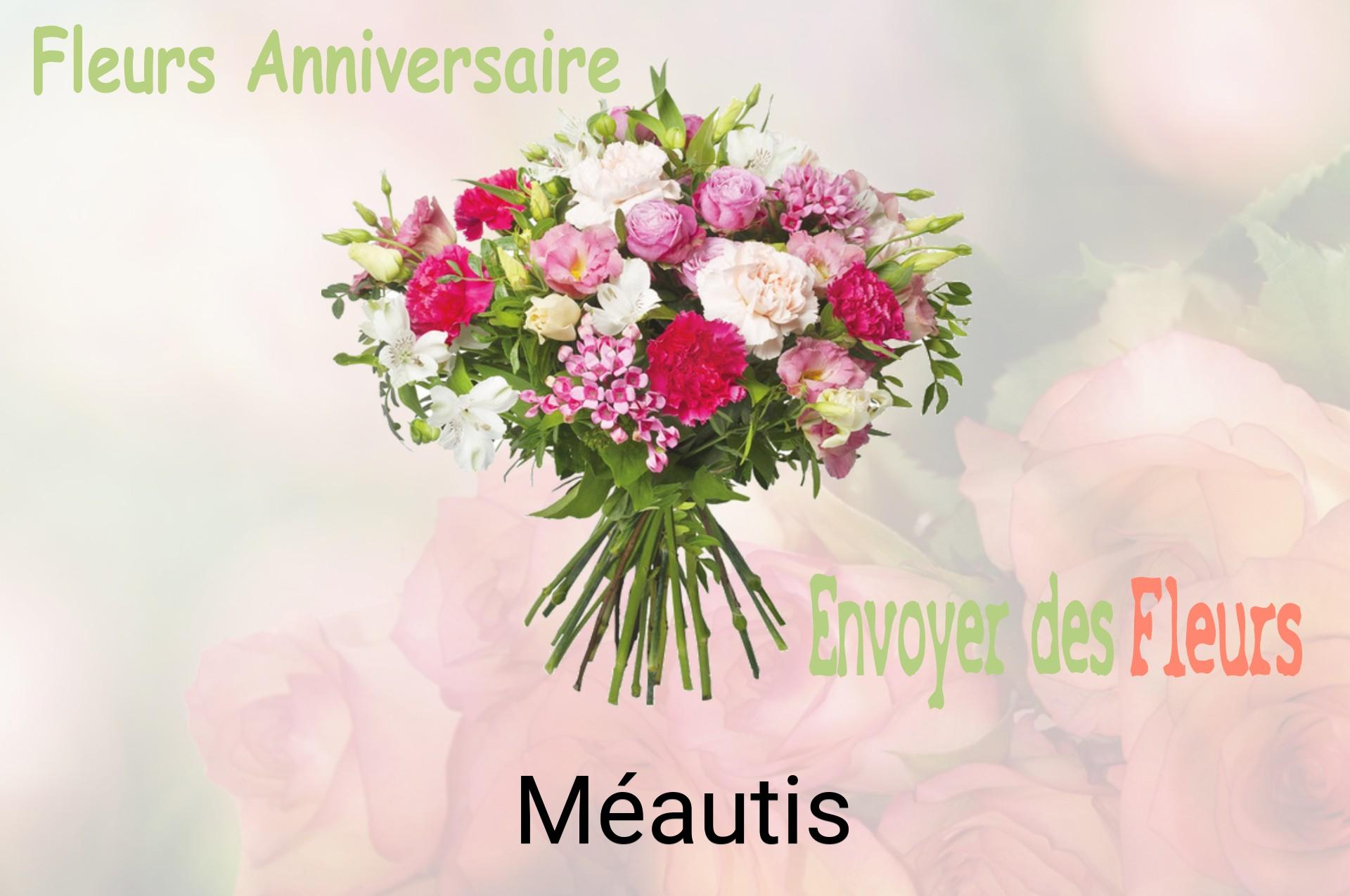 Bouquet de fleurs d’anniversaire livré à Méautis